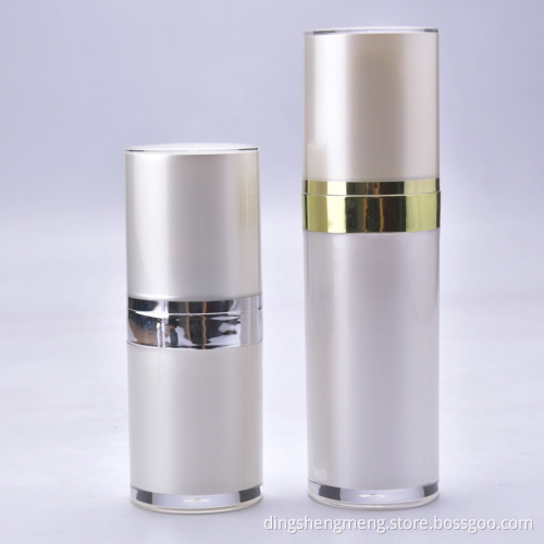 30ml 50ml Round bottle with white cone skin care bottle cosmetic packing spray bottle can print logo
